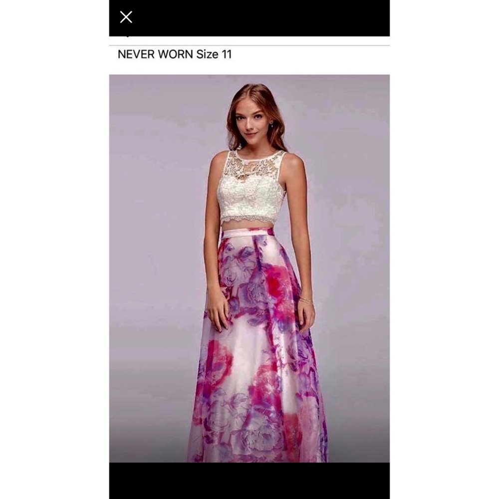2 piece prom dress, never worn; only tried on